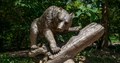 Bear Bronze Statue