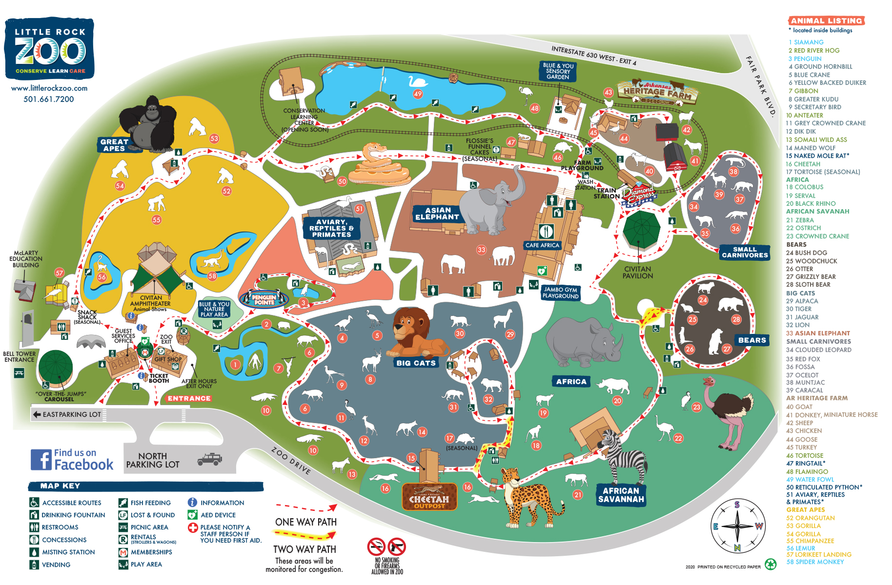 Zoo Map Zoo Map Theme Park Map Illustrated Map - vrogue.co