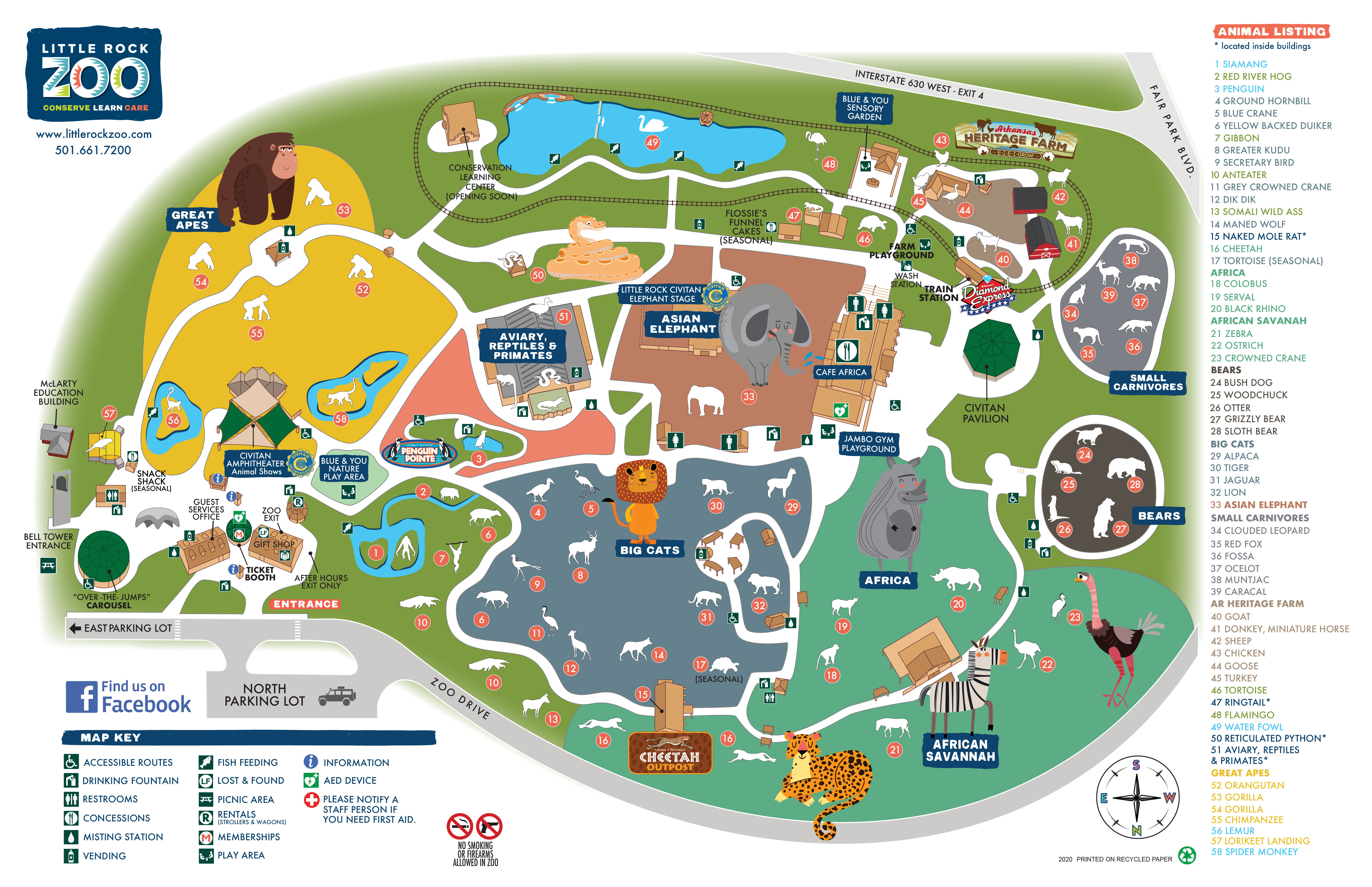 Zoo Map Template